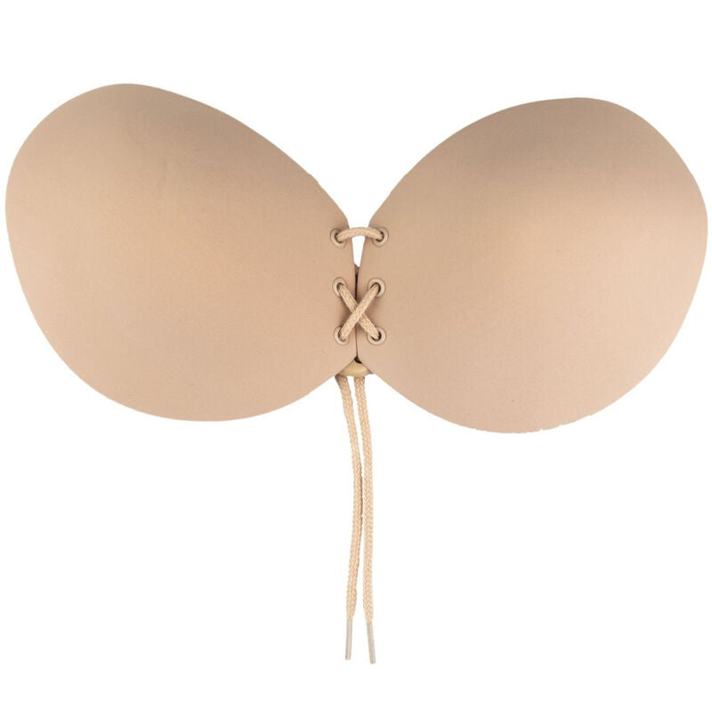 BYE-BRA - Round Lace-it Selvklebende BH med blonde Beige Cup C