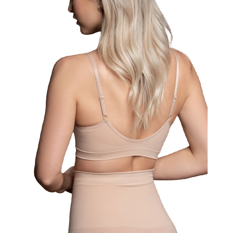 BYE-BRA - Sømløs Shapewear-BH Medium Kontroll Beige