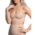 BYE-BRA - Sømløs Shapewear-BH Medium Kontroll Beige