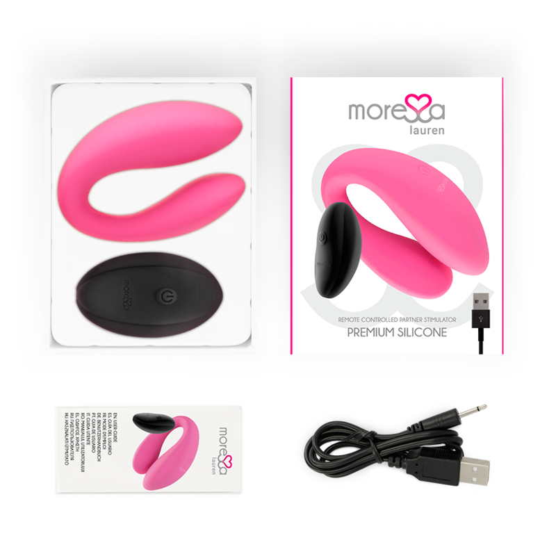 MORESSA - Lauren Parvibrator med Fjernkontroll
