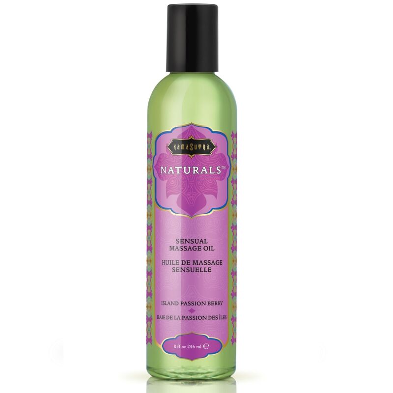 KAMASUTRA - Naturlig massasjeolje Pasjonsbær 236 ml