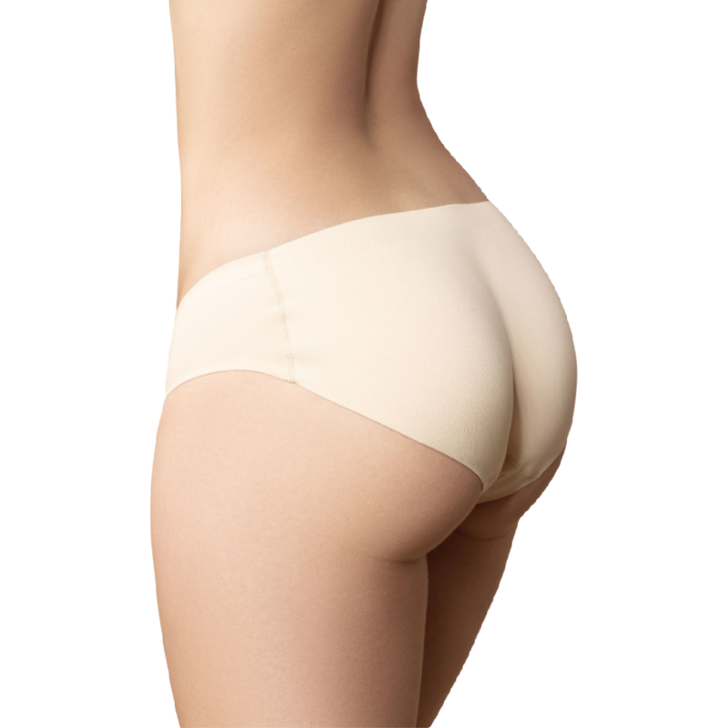 BYE-BRA - Push-up Truse med Rumpepolstring Lav Talje