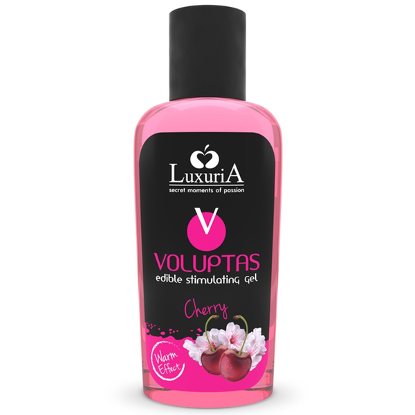 INTIMATELINE LUXURIA - Voluptas Spiselig massasjegel med varmeeffekt Kirsebær 100 ml