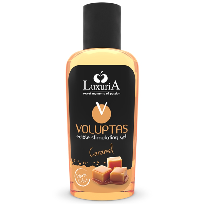 INTIMATELINE - Luxuria Voluptas Spiselig varmende massasjegel Karamell 100 ml