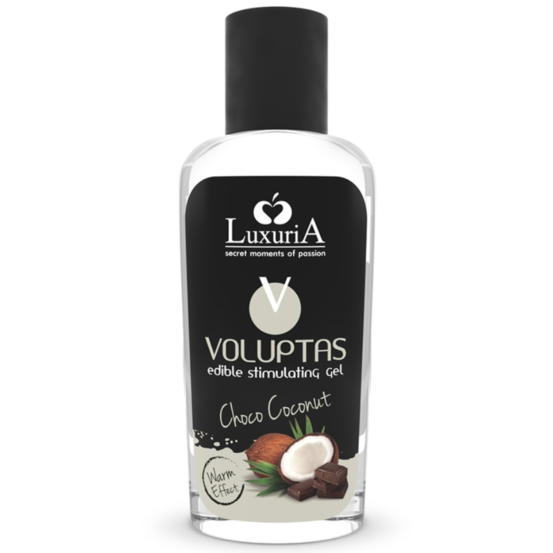 INTIMATELINE LUXURIA - Voluptas spiselig massasjegel varmende Kokos og krem 100 ml