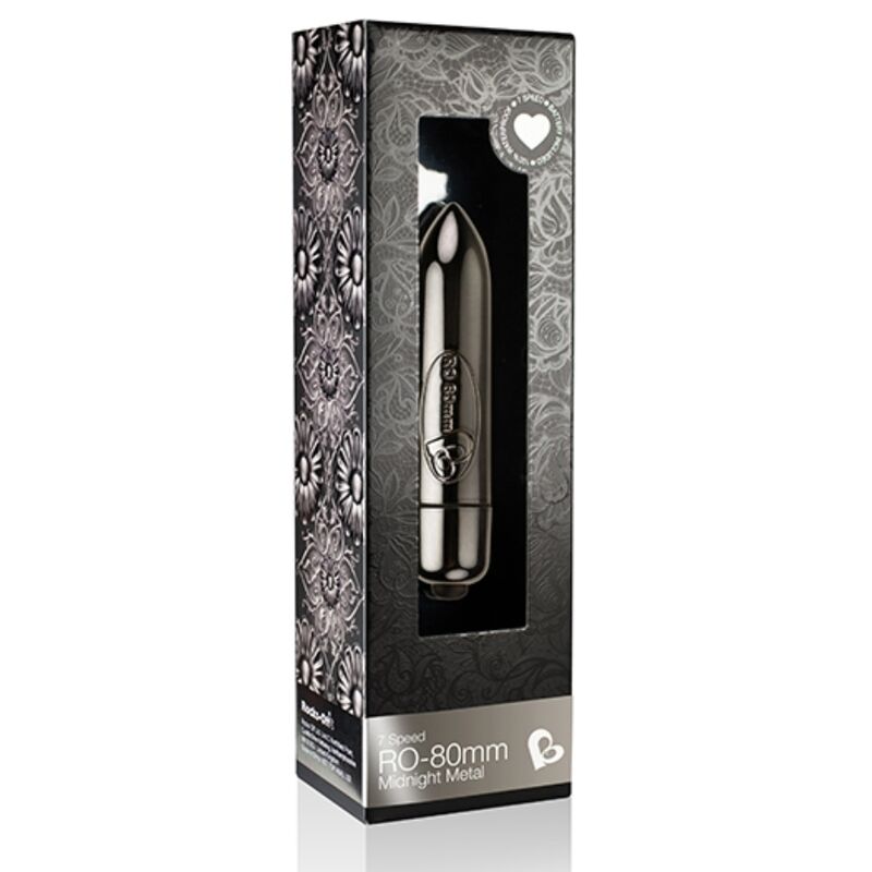 ROCKS-OFF - Vibrerende kule RO-80MM Midnight Metal