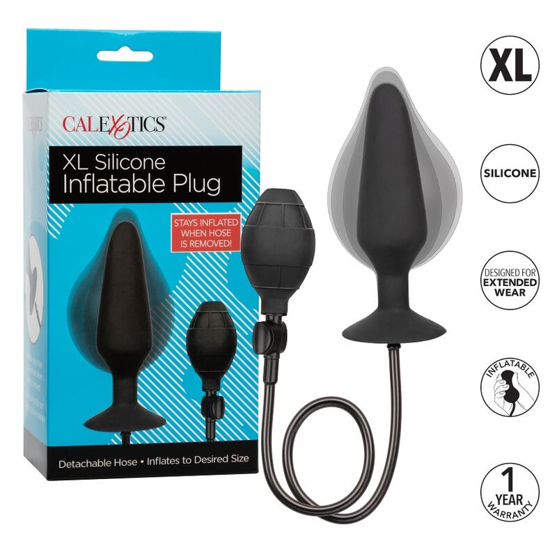 CALEXOTICS - XL Oppblåsbar buttplugg Silikon