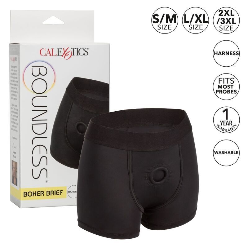 CALEXOTICS - Boundless Boxer Strap-on-sele S/M