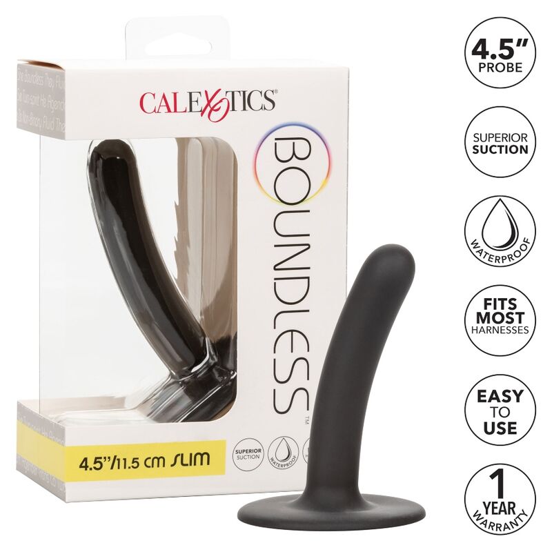 CALEXOTICS - Boundless Slank dildo med sugekopp 11,5 cm