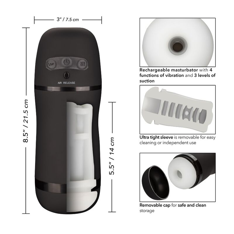 CALEXOTICS - Optimum Vibrerende Masturbator