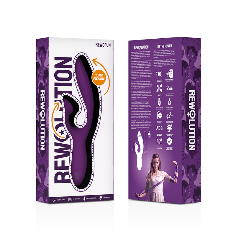 REWOLUTION - Rewofun Fleksibel Rabbitvibrator