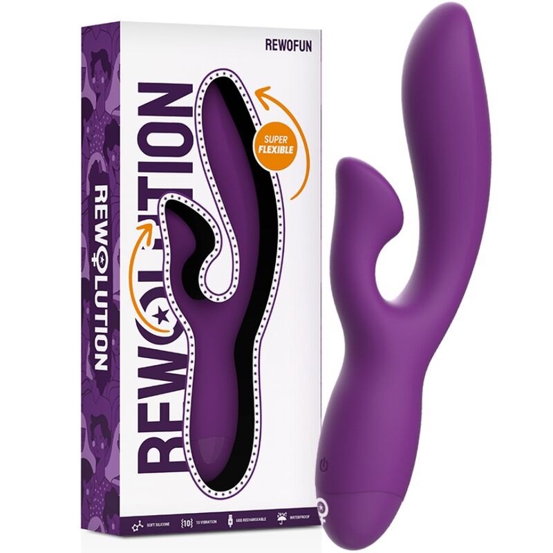 REWOLUTION - Rewofun Fleksibel Rabbitvibrator