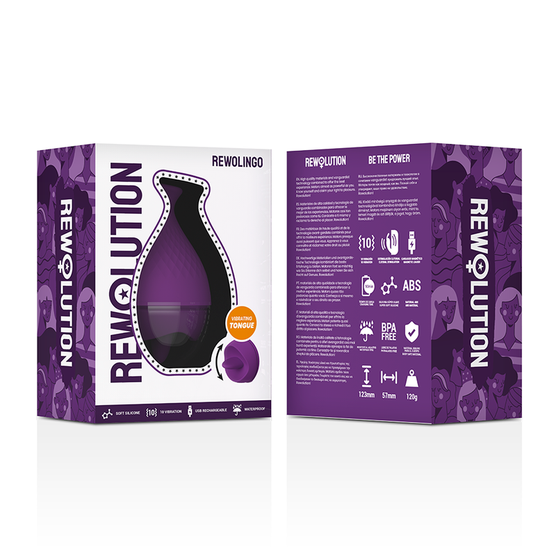 REWOLUTION - Rewolingo Klitorisvibrator med Tunge