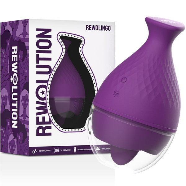 REWOLUTION - Rewolingo Klitorisvibrator med Tunge