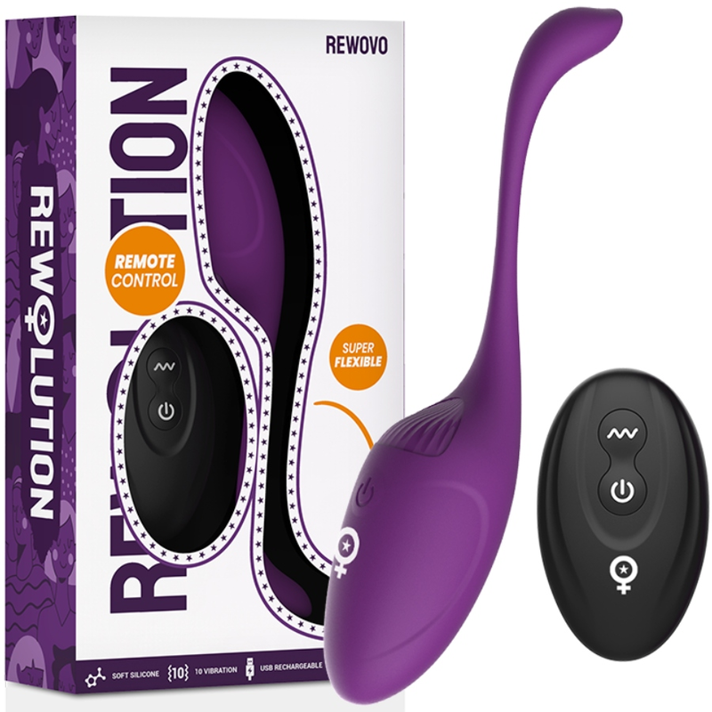 REWOLUTION - Rewovo Vibrerende Egg med Fjernkontroll