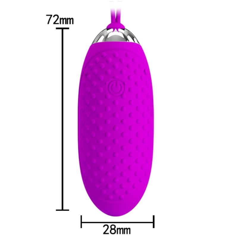 PRETTY LOVE - Joanna Fjernstyrt vibrerende egg 12 moduser