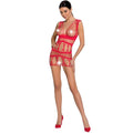 PASSION - Bodystocking Rød One Size