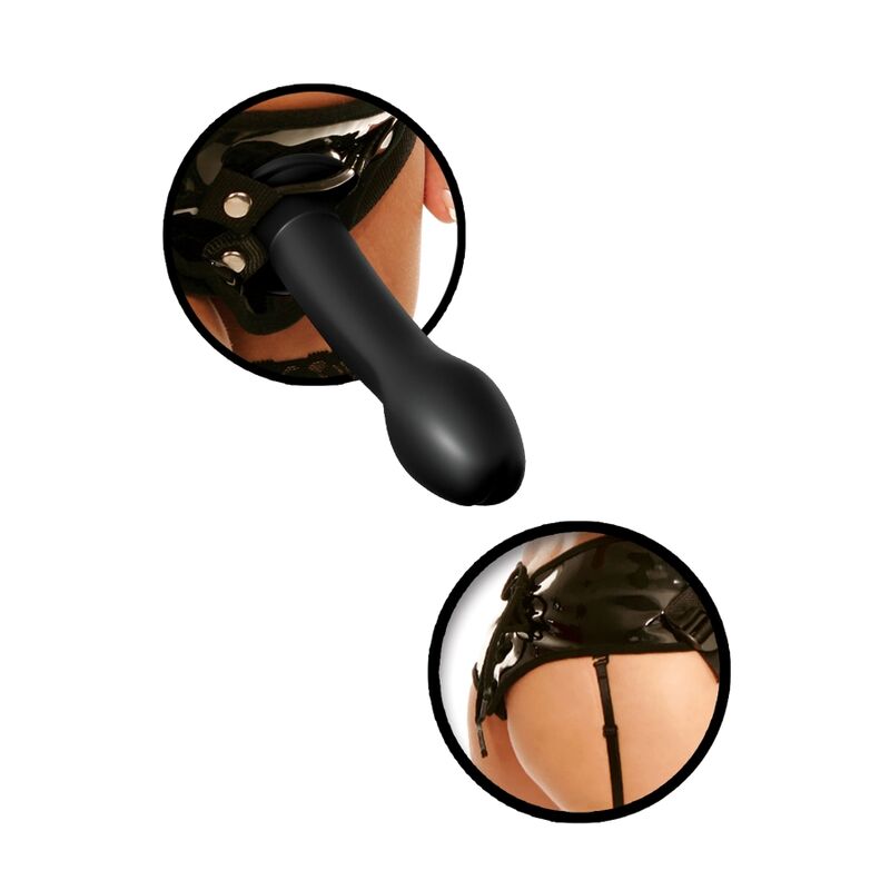 FETISH FANTASY SERIES - Strap-on-sett med Strømpeholder