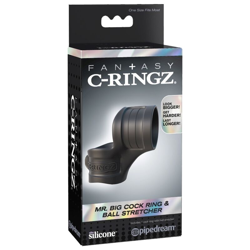 FANTASY C-RINGZ - Mr. Big Penis- og Pungring med Pungstrekker