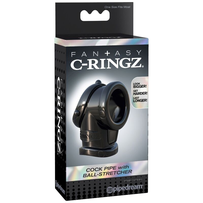 FANTASY C-RINGZ - Penis- og Pungring med Pungstrekker