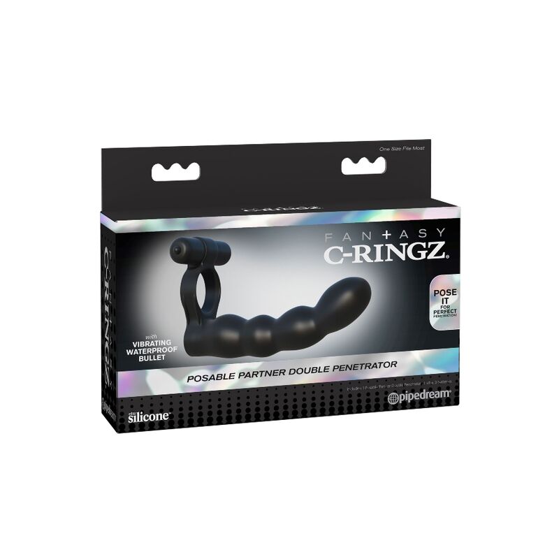 FANTASY C-RINGZ - Penisring med Analplugg