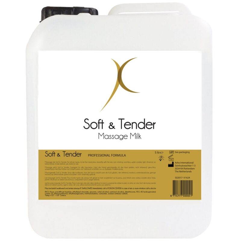 SOFT AND TENDER - Massasjemelk 5000 ml