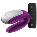 SATISFYER - Double Fun Parvibrator med app og fjernkontroll