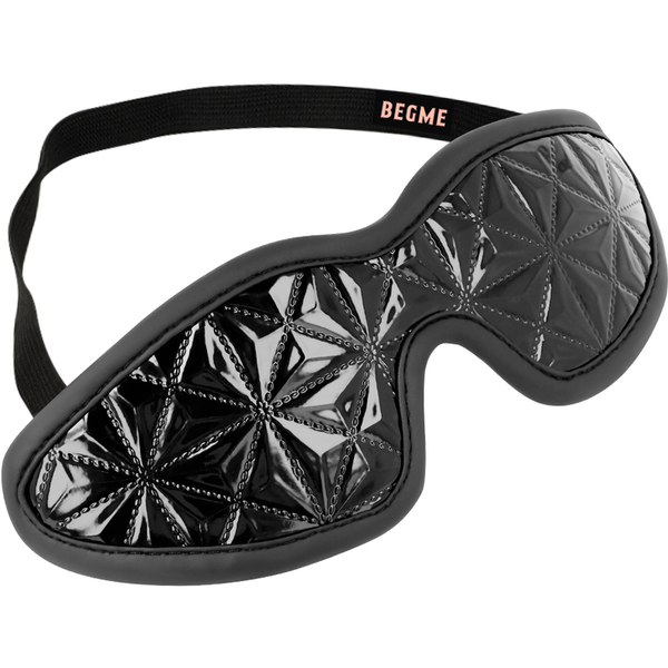 BEGME - Black Edition Øyemaske i Vegansk Skinn med Neopren