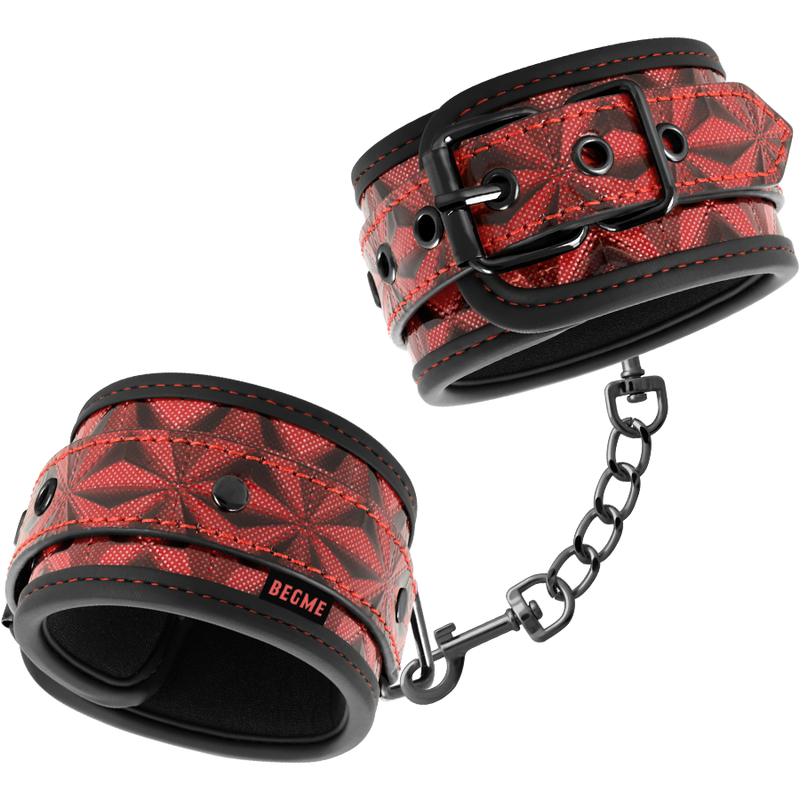 BEGME - Red Edition Håndjern Vegansk skinn