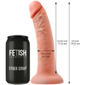 FETISH SUBMISSIVE - Cyber Strap Fjernstyrt vibrerende strap-on med bullet M