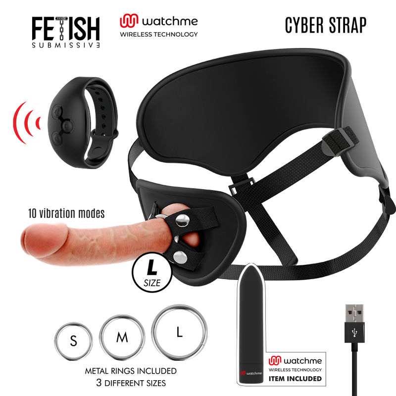 FETISH SUBMISSIVE - Vibrerende Strap-on