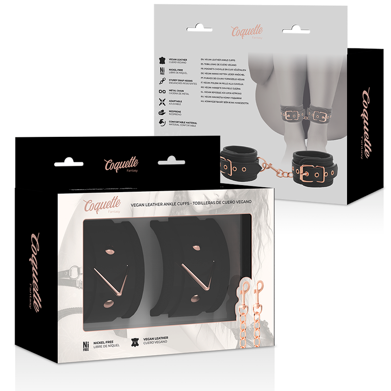 COQUETTE - Chic Desire Fantasy Ankelmansjetter Vegansk skinn