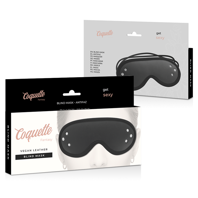 COQUETTE CHIC DESIRE - Fantasy Bind i Vegansk Skinn med Neopren-fôr