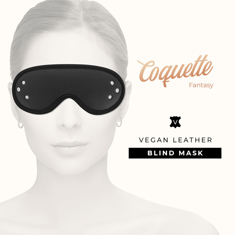 COQUETTE CHIC DESIRE - Fantasy Bind i Vegansk Skinn med Neopren-fôr