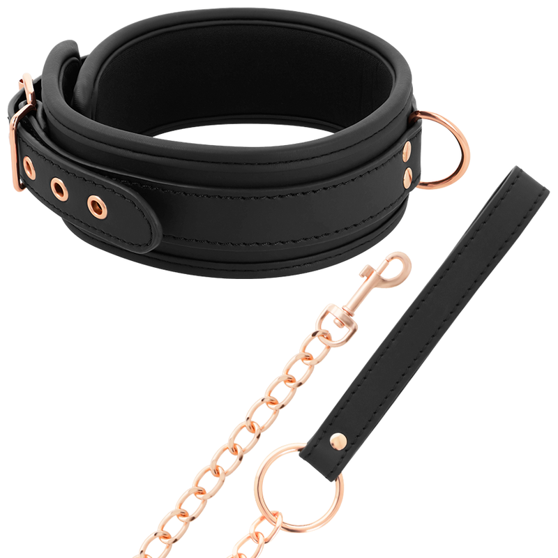COQUETTE - Chic Desire Fantasy Halsbånd med kjede Vegansk skinn