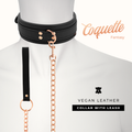 COQUETTE - Chic Desire Fantasy Halsbånd med kjede Vegansk skinn