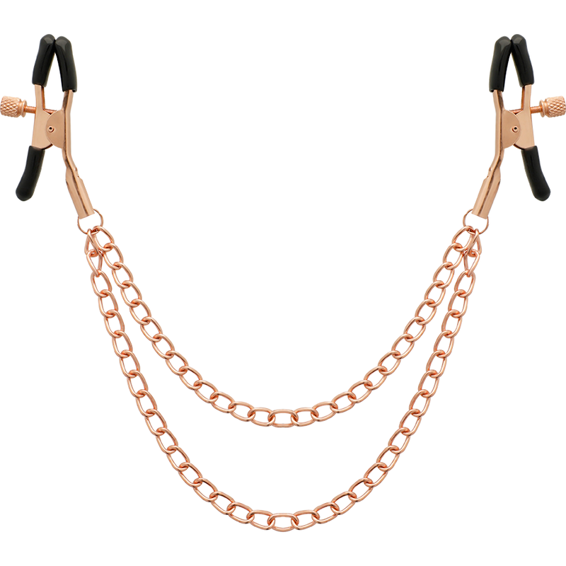 COQUETTE - Chic Desire Fantasy Nippelklemmer i metall med kjede