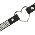 COQUETTE CHIC DESIRE - Choker i vegansk skinn med hjerte