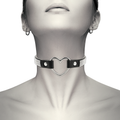 COQUETTE CHIC DESIRE - Choker i vegansk skinn med hjerte