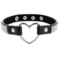 COQUETTE CHIC DESIRE - Choker i vegansk skinn med hjerte