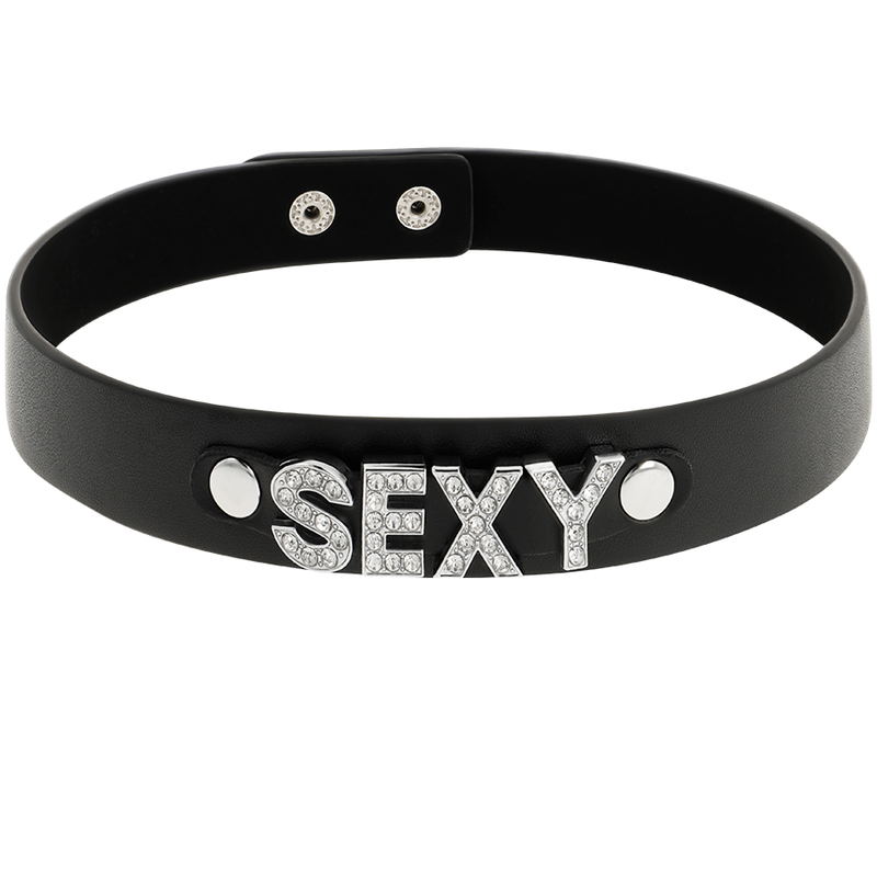 COQUETTE CHIC DESIRE - Sexy Choker i vegansk skinn
