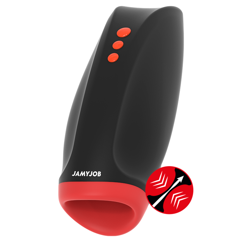 JAMYJOB - Novax Masturbator med vibrasjon og kompresjon
