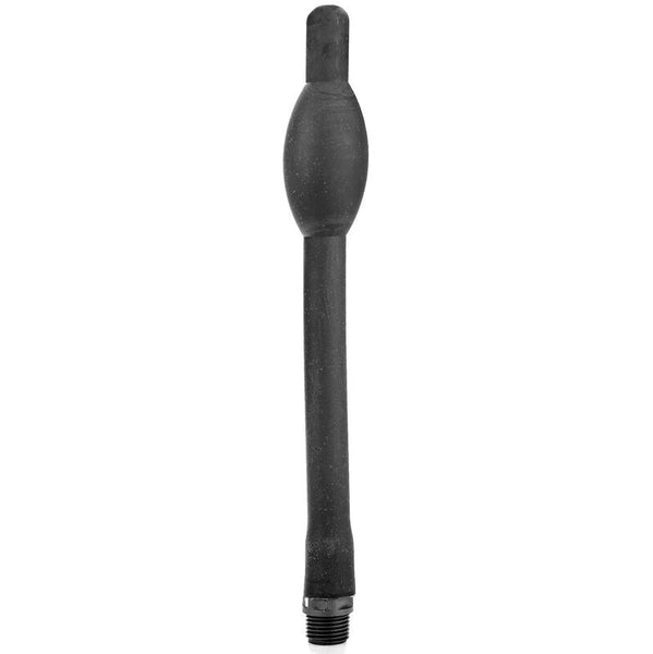 ALL BLACK - Oppblåsbar Analdusj Silikon 27 cm