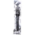 ALL BLACK - Analdusj Silikon med Stopper 27 cm