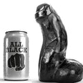 ALL BLACK - Dildo Sort 17 cm