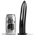 ALL BLACK - Dildo Sort 19 cm (anal & vaginal)