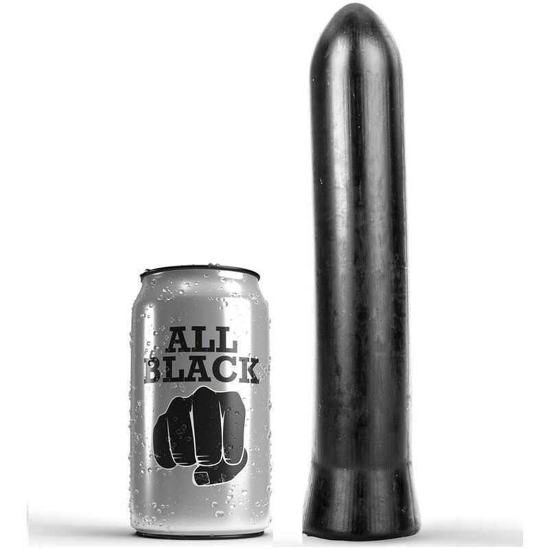 ALL BLACK - Dildo Sort 22 cm