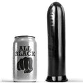 ALL BLACK - Dildo Sort 19 cm (tykk)