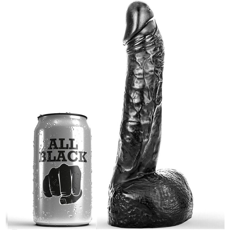 ALL BLACK - Fisting Dildo Sort 20 cm