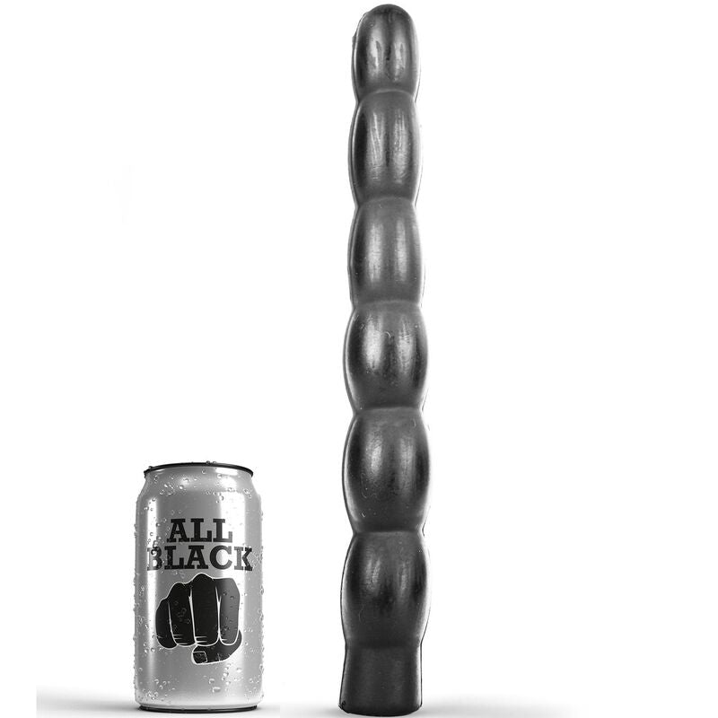 ALL BLACK - Analdildo Sort 32 cm